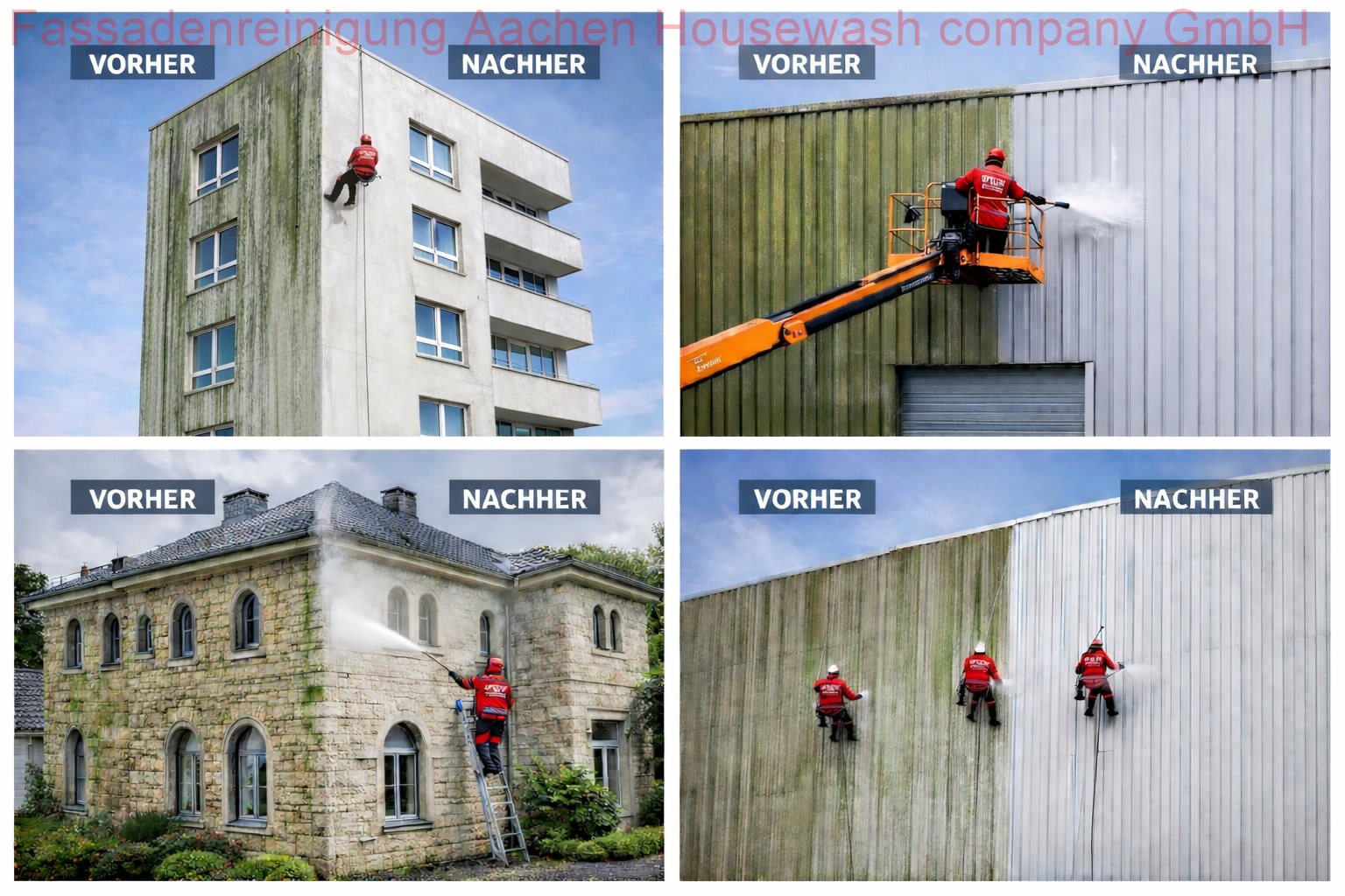 Fassadenreinigung Aachen Zentrum Aachen Süd Aachen ost