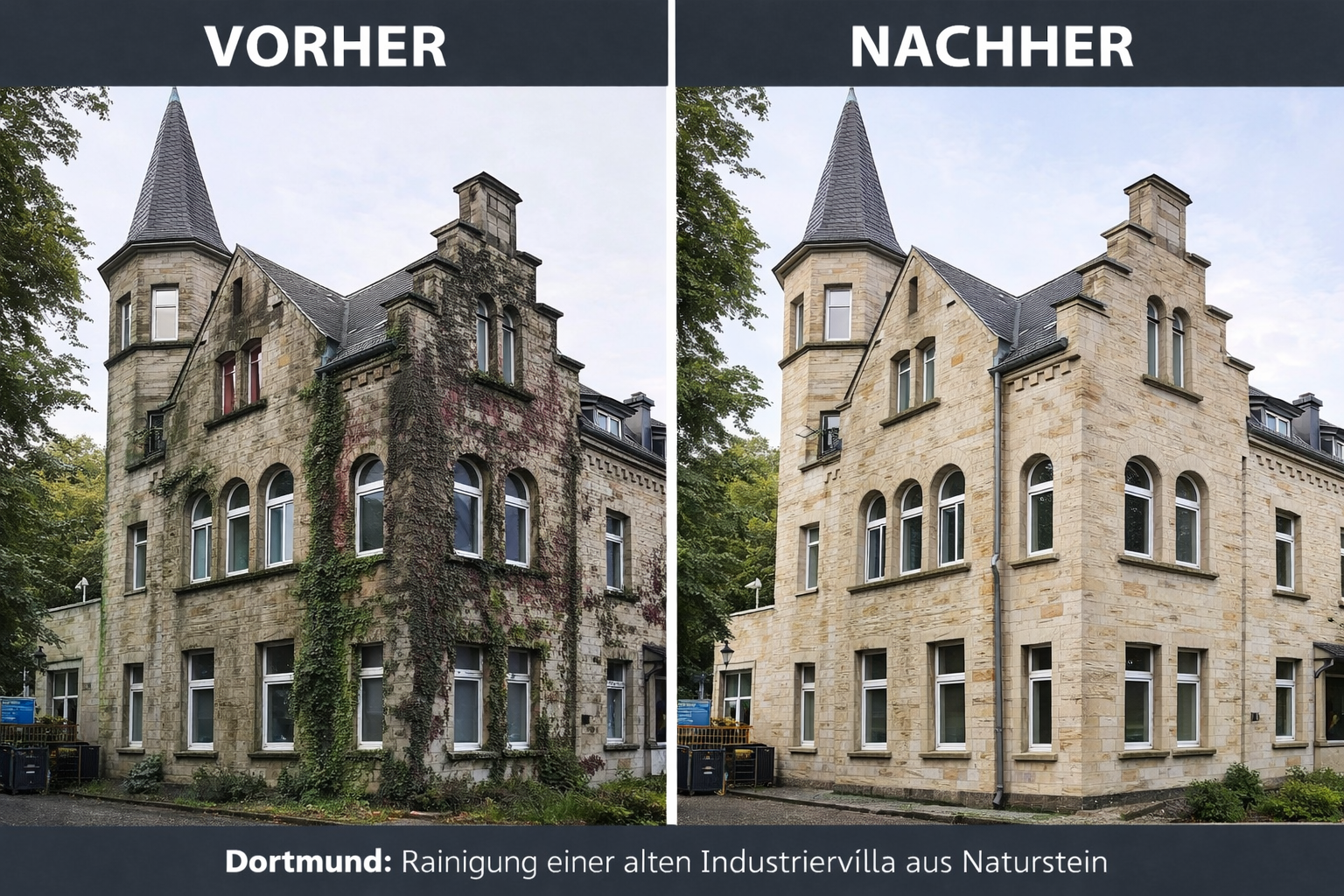 Fassadenreinigung in Essen Fassadenreinigung in Essen