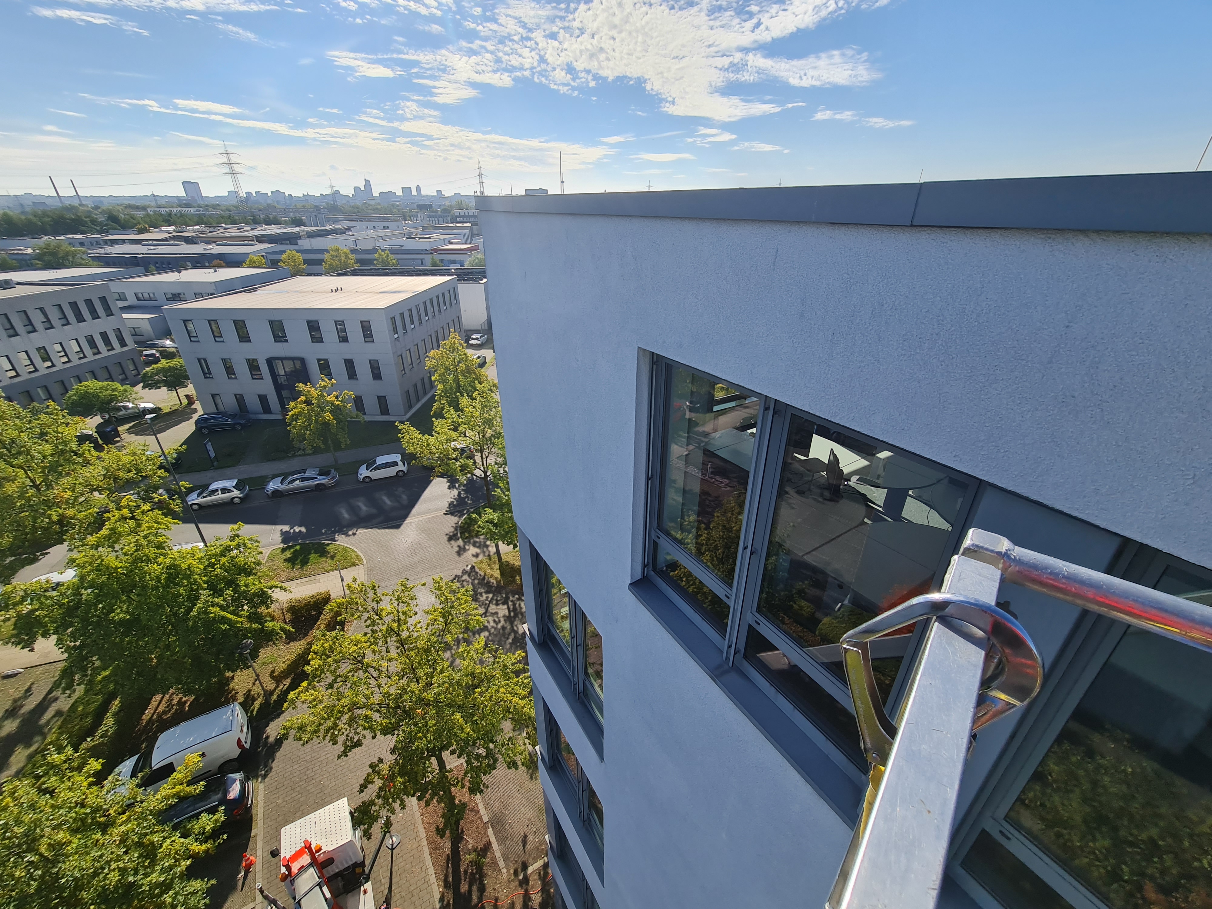 Köln STeiger Einsatz Fassade