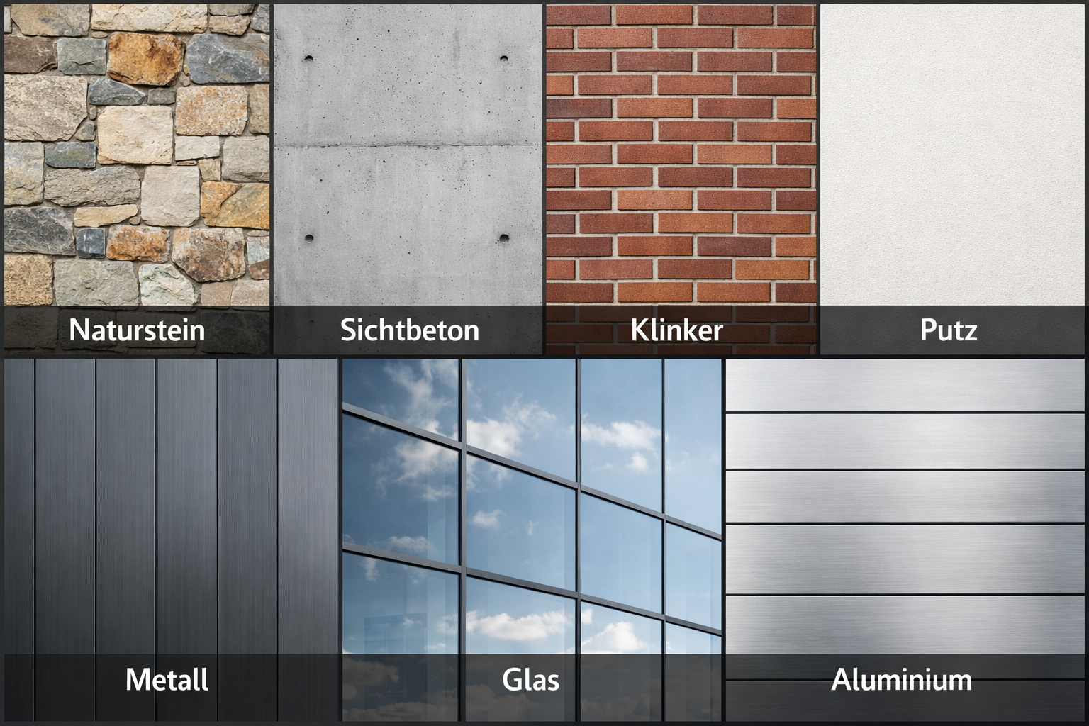 fassadenarten 