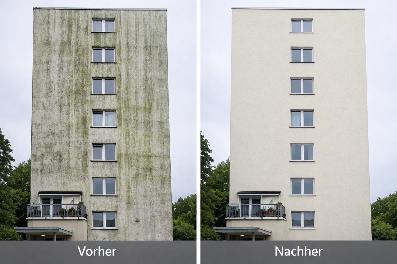 Referenz Meerbusch Fassadenreinigung